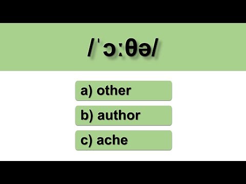 IPA Test | English Pronunciation | Phonetic Alphabet