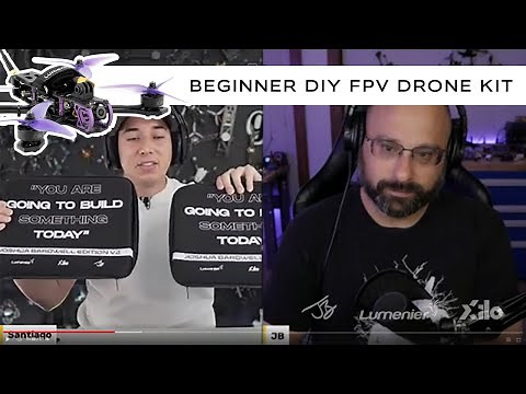 LIVE with Joshua Bardwell - Beginner DIY FPV Drone Kit - QAV-S 2