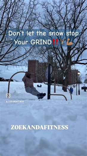 Me VS 18 INCHES of ❄️😮‍💨 #motivation #calisthenics #fitness