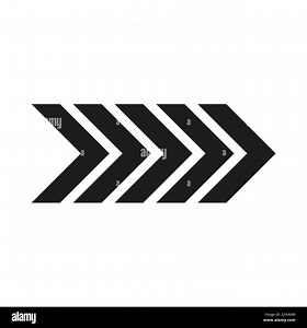 Arrow icons group. Set of black arrows symbols with blend effect Stock Vector Image & Art - Alamy