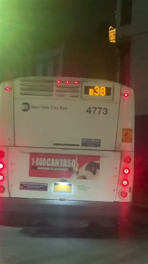 Bus #4773 on B38 LTD and #8958 on Q58 #nycta #mta