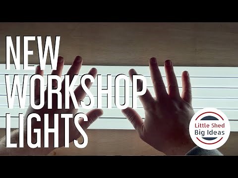 Barrina LED T5 Unboxing and Install - New workshop lights