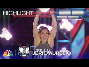 Jeri D'Aurelio Brings Joy to the Course - American Ninja Warrior Semifinals 2020