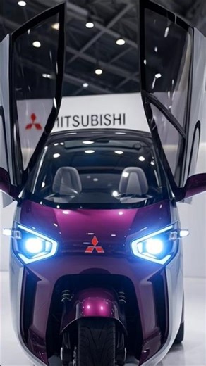 Unbelievable Mitsubishi Futuristic 3-Wheel Electric Trike – Future Transport is Here!