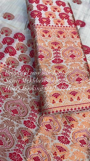 Heavy demanding raw silk bookings 6901842070 | Sanvi Mekhela wholesale- Papiya Roy Sinha