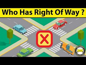 Which car has the right of way? 4-Way Stop Confusion? Who Goes First When ALL Cars Arrive Together!