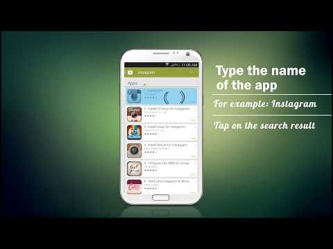 How to search and install an app using Android Play Store