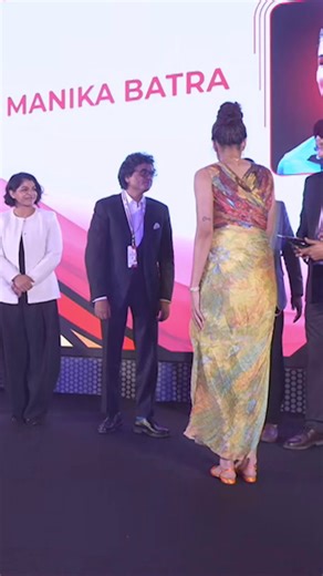 She's rewritten the record books and tonight she gets the recognition she truly deserves!Wrestling legends Yogeshwar Dutt & Sakshi Malik along with Mayank, Founder CEO & MD of ADROSONIC and Sonal, Co-Founder & COO proudly present the Table Tennis Player of the Year (Female) award to the phenomenal Manika Batra at TOISA '25! 🇮🇳🏆Every smash, every spin, every victory - all leading to this moment! Congratulations, champion! 💪🌟#TOISA2025 #ManikaBatra #TableTennis #MoreSweatMoreGlory