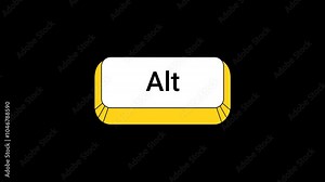 Alt key pressing Animation