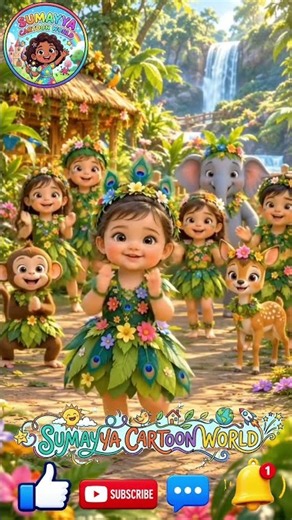 Jingalala Huhu 🎶 The Kids Song You’ll Sing Again! #jingalala #aicartoon #kidsdance #jungledance