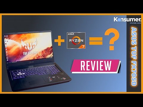 REVIEW Asus TUF FX705D with Ryzen 7 | Konsumer