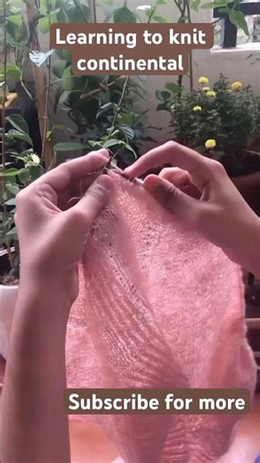 Continental knitting #knittingdesign #knitting #knitsweater #knittingpattern #mohair #yarn