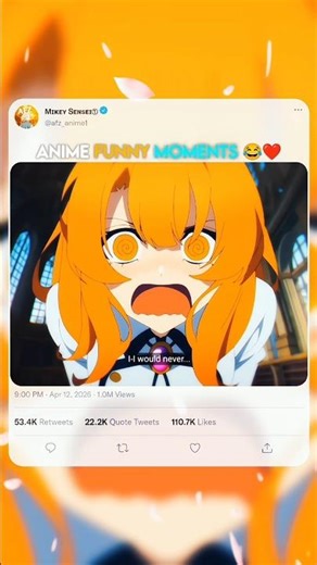 Those eyes spinning like WiFi signal trying to connect 💀 #anime #funny #shorts #fypシ゚viral