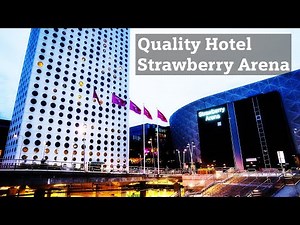 Luxury Hotel Tour in Stockholm 🇸🇪 | Quality Hotel Strawberry Arena | Room, View & Breakfast Buffet