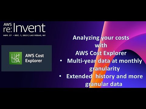 Analyzing your costs with AWS Cost Explorer | Concepts | Demo