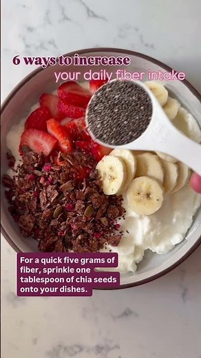 🍝 🫘 6 ways to increase your daily fiber intake with tips from Mickala Parsley, MS, RD, LD