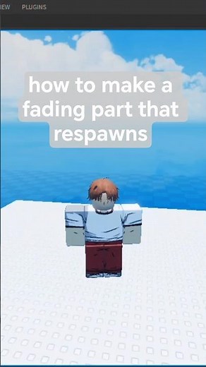 how to make a fading part that respawns #roblox #robloxgamedesign #viral #fypシ #tutorial #explore