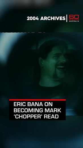 Eric Bana doesn't act a character, he becomes them. 25 years ago, the Australian star emerged in his breakthrough performance in "Chopper", a biopic on Mark "Chopper" Read - one of Australia's most infamous underworld figures. Watch the full interview from 2004 on the 60 Minutes Australia YouTube channel: https://youtu.be/NQ5h6KDYcuo | 60 Minutes Australia