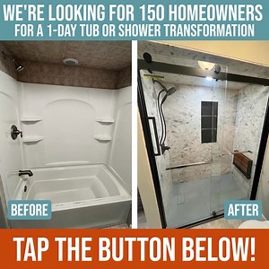 We’re looking for 150 homeowners in CHEMUNG COUNTY for a 1-Day Tub to Shower transformation! 🛁🚿 You will be SHOCKED to find out how affordable a tub or shower transformation can be! INTERESTED? Click "Learn More" to see if you qualify! https://www.mybathhero.com/premierhomepros | Premier Home Pros