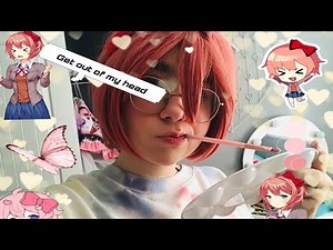 Sayori paints your face and draws you! (You're beautiful) | ddlc asmr | soft spoken | Sugar Sweet