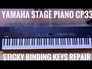 Repairing a Yamaha CP33 with Binding keys