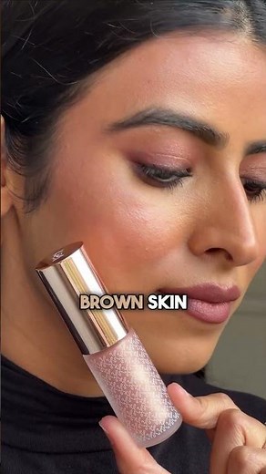 Comparing two affordable highlighters for brown skin. Kay beauty highlighter vs House of Makeup