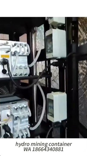 High-efficiency hydro mining container