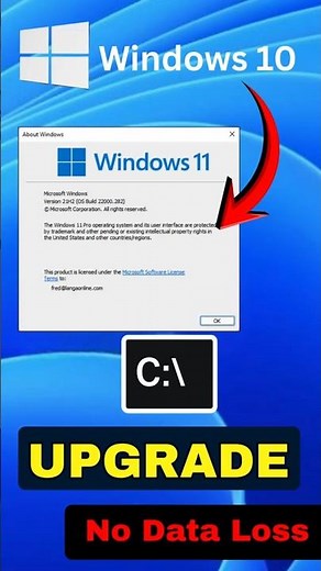 1 CMD Command = Windows 11 Upgrade #shorts