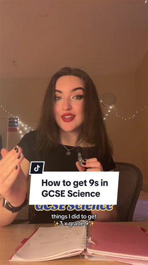 things I did to get all 9s and how YOU can too🫵‼️ follow for more gcse tips📖 #gcses #gcsescience #gcsebiology #gcsechemistry #gcsephysics #sustainablebusinesswoman