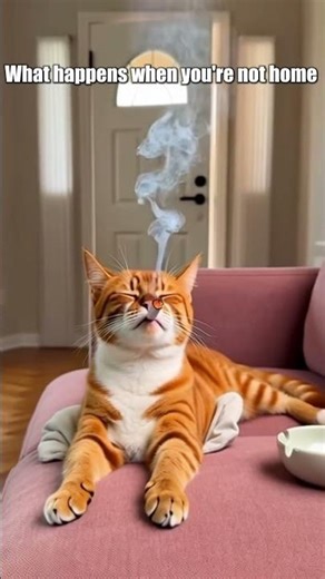 It's time to relax!😹🚬
