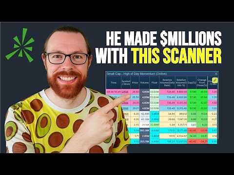 Warrior Trading's $10M Pre-Market Scanner (Free in ThinkorSwim)