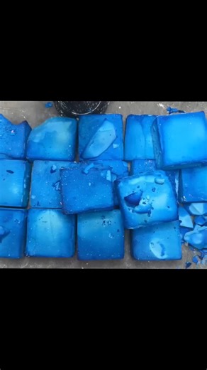Dyed Blue Crush ASMR Sounds for Anxiety Relief