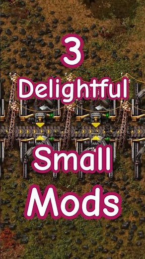 DELIGHTFUL SMALL MODS !!!!! #factorio #factoriospaceage