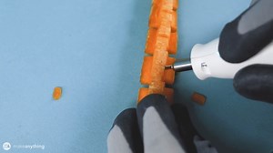 Another amazing video showing the versatilty of the Wondercutter S! This tool is powerful yet gentle enough to carve a carrot! Learn more about the Wondercutter here: http://bit.ly/Wondercutter | Micro-Mark