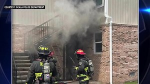Ocala apartment catches fire after child tries setting off firework; dog rescued - WSVN 7News | Miami News, Weather, Sports | Fort Lauderdale