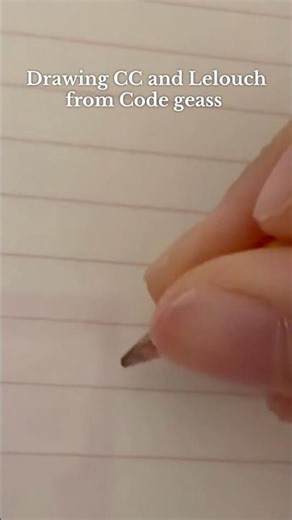 Drawing characters from code geass #codegeass #anime #drawing #shorts