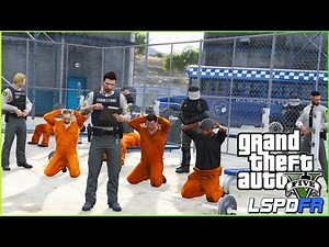 Prison Guard Transporting Prisoners | Escaped Prisoner Bus Pursuit - GTA 5 LSPDFR Police Mod