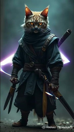 Ninja Cat Unleashed: Epic Martial Arts in Action!