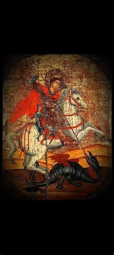 Ασθενούντων ιατρός Βασιλέων υπέρμαχος Τροπαιοφόρε Μεγαλομάρτυς Γεώργιε...