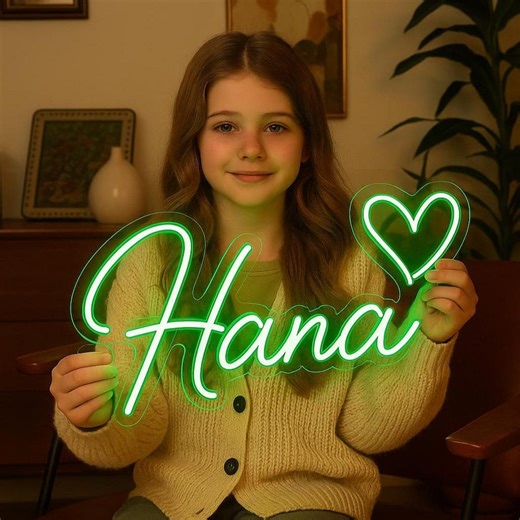 Custom Neon Name Sign: Kids Room Decor, LED Neon Light - Etsy