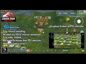 Jurassic Park: Operation Genesis Gameplay Android | Install + Settings Exagear V4.7 by.ajay