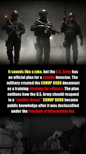 Top Secret US Army Plan Exposed: Zombie Apocalypse Strategy CONOP 8888!