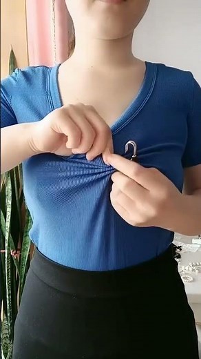 Easy DIY Trick to Make Any Shirt Fit Perfectly #fashion #maximalistfashion #scarf