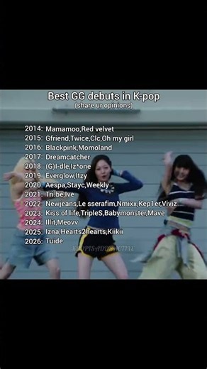 Best K-pop GG debut #kpop