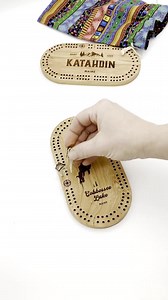 Wildlife Mini Cribbage Board: Personalized Travel Game With Custom Pegs - Etsy