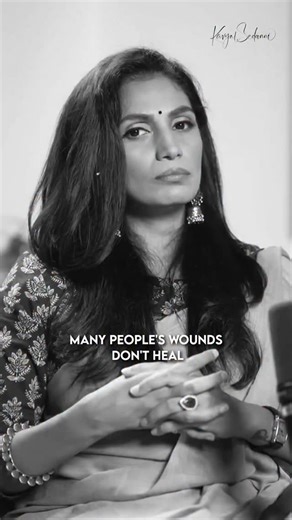 Kavyal Hathi Sedani on Instagram: "An unhealed woman says, “I suffered… so you should too.” A healed woman says, “I suffered… so you don’t have to.” Same pain.. Different choice.. Sometimes we get so used to our wounds… we start carrying them like identity. Stop romanticising the struggle..HEAL..so the story ends with you 🤍 [Healing, the process, awareness, healed woman, choice, kavyalsedanni]"