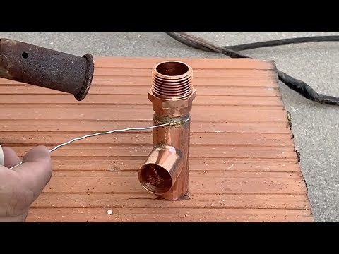 Como soldar tubería de cobre