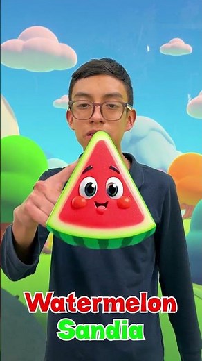 Aprendiendo las Frutas en Ingles con Dibujos Animados - Videos Educativos - Las Frutas #educación