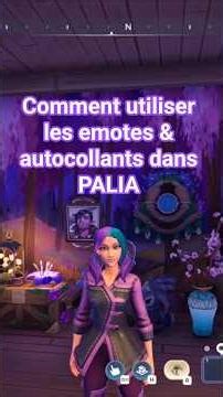 How to use emotes & stickers in Palia #palia #cosygames #paliafr