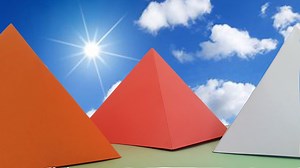 How to make a Pyramid out of Paper. Easy origami pyramids for beginners making Tutorial- DIY Crafts. #toy #pyramid | Origami Art & Crafts